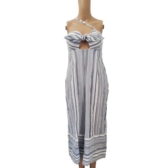 NWT Red Carter Chambray Jumpsuit (XS) - Picture 4 of 11